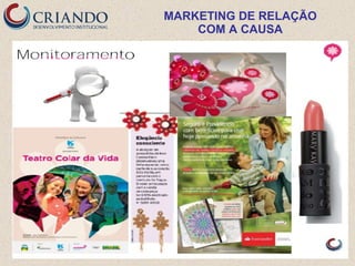 MARKETING DE RELAÇÃO
COM A CAUSA

 