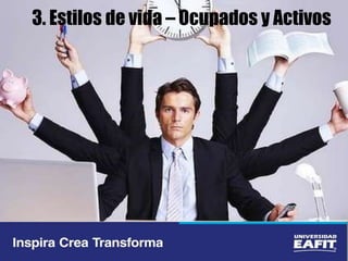 3. Estilos de vida – Ocupados y Activos
 