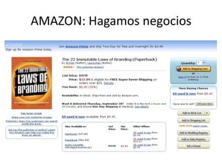 AMAZON: Hagamos negocios
 