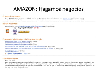 AMAZON: Hagamos negocios
 