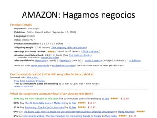 AMAZON: Hagamos negocios
 