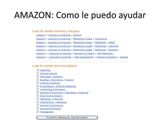 AMAZON: Como le puedo ayudar
 