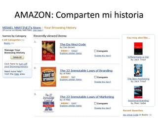 AMAZON: Comparten mi historia
 