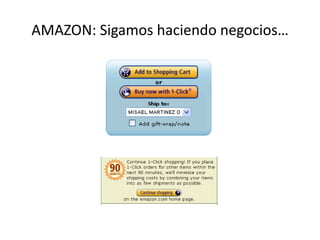 AMAZON: Sigamos haciendo negocios…
 
