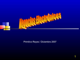 Primitivo Reyes / Diciembre 2007




                                   1
 