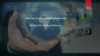 CRISTIAN CAMILO LAMPREA BENAVIDES.
NEGOCIOS INTERNACIONALES
 