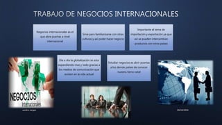 Negocios Internacionales