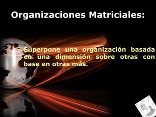 Productos diferenciados.