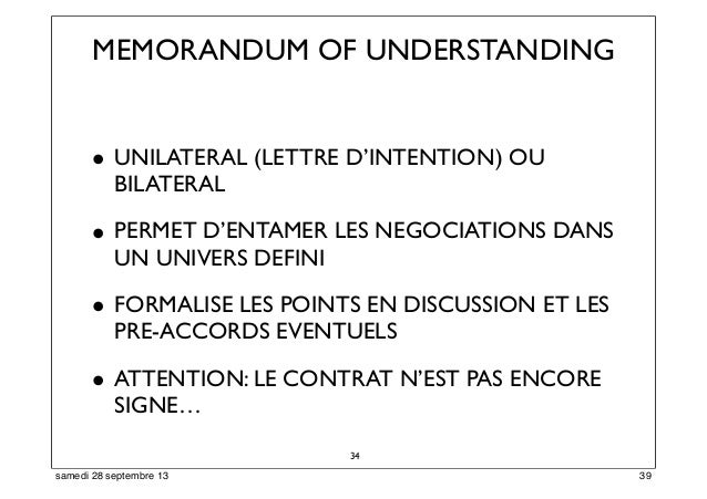 pdf understanding memorandum definition of Négociation des contrats commerciaux