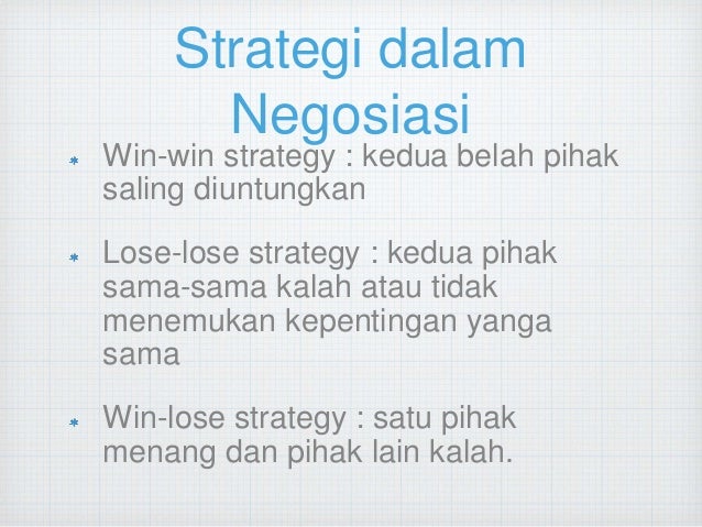 Ppt Negosiasi