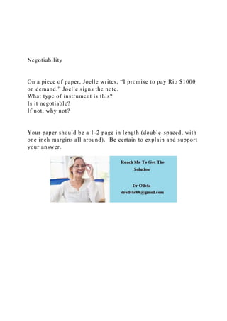 NegotiabilityOn a piece of paper, Joelle writes, I prom.docx
