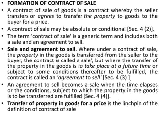              Sale of Goods Act, 1930
