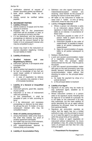 Negotiable instruments-law | PDF