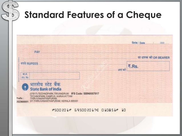 Check Sample Negiotable Instrument Negotiable instrument types of negotiable instruments | PPT