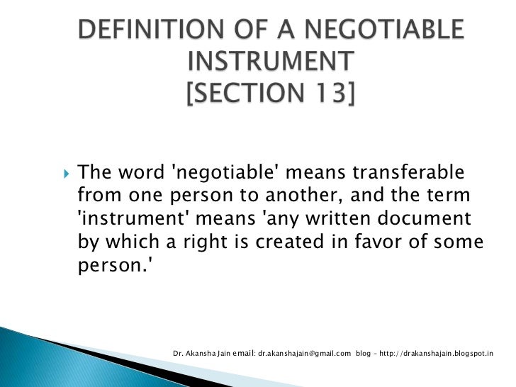 negotiable instrument act 1881 The negotiable instruments act, 1881 ca-ipcc c a a n k i t o b e r o i page 1 the negotiable instruments act, 1881 by ca ankit oberoi [ca, mba, bcom (h). negotiable instrument act 1881 The negotiable instruments act, 1881 ca-ipcc c a a n k i t o b e r o i page 1 the negotiable instruments act, 1881 by ca ankit oberoi [ca, mba, bcom (h).