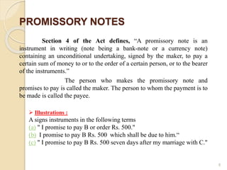 Negotiable instruments act, 1881 | PPTX