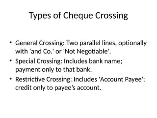 Parallel Cheque Comprehensive Guide to Cheques under the Negotiable Instruments Act ...
