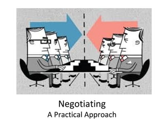 Negotiating
A Practical Approach
 