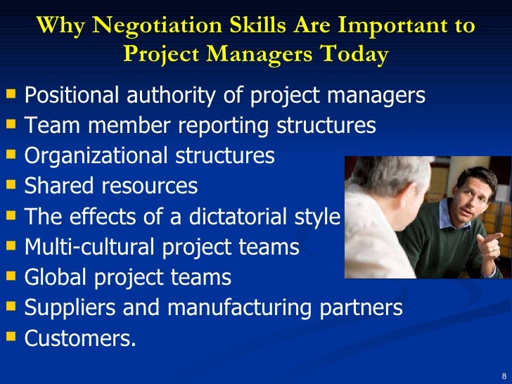 Negotiating for project success