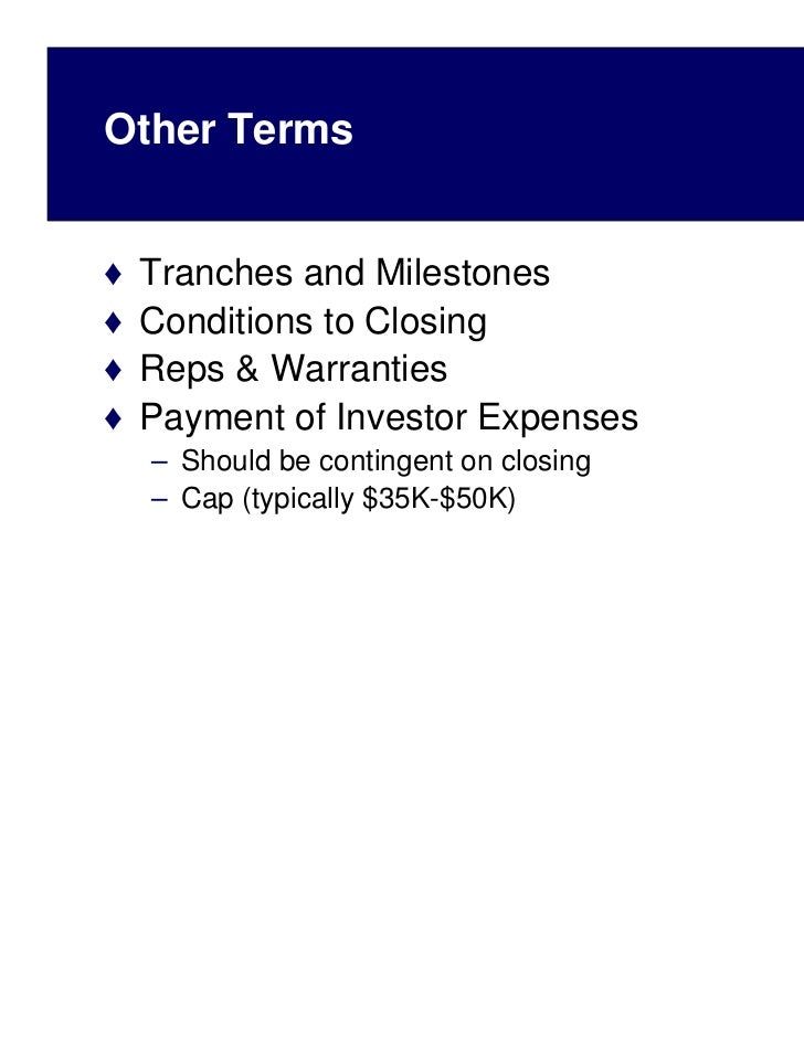 Pre ipo term sheet