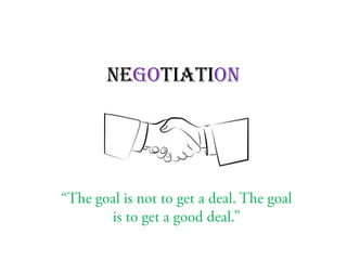 negotiation

 