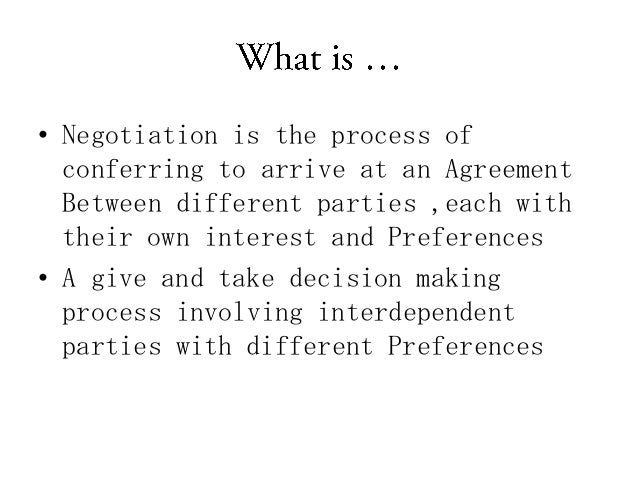 Negotiation Definition Types Preparation Of Negotiation Duties Of Ne