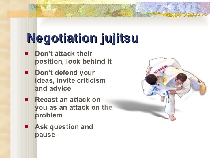 The negotiation picture