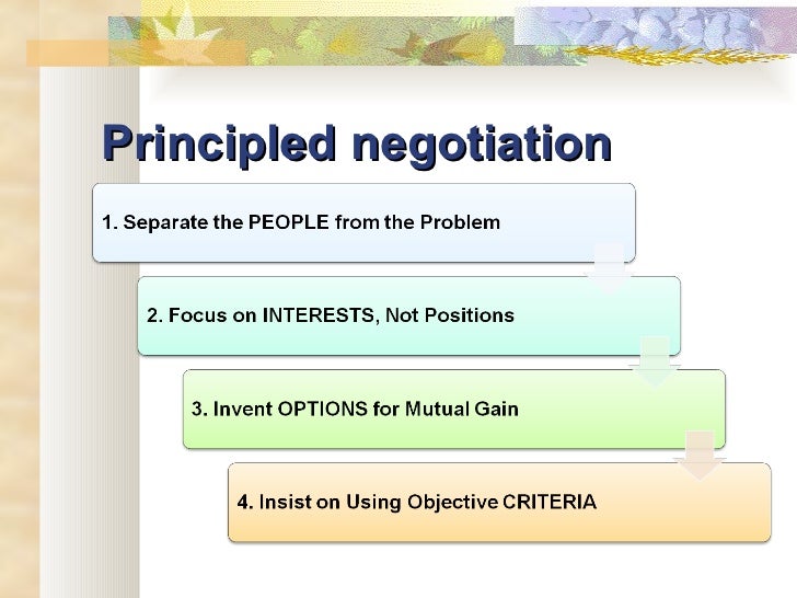 principled negotiation