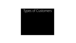 Types of Customers
 