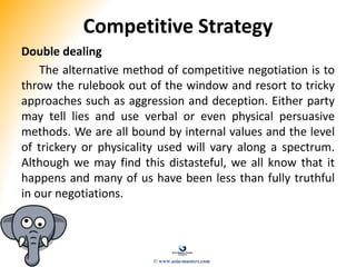 Negotiation & Conflict Management - Presentation Slides | PPTX