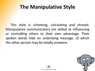 Negotiation & Conflict Management - Presentation Slides