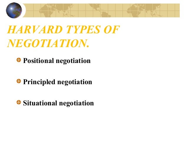 negotiation conflict resolution principled negotiation
