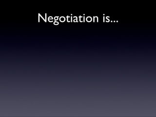 “Getting to Yes” - Principled Negotiation