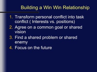 Negotiation Ch 10 Relationships In Negotiation[Sav Lecture] | PPTX