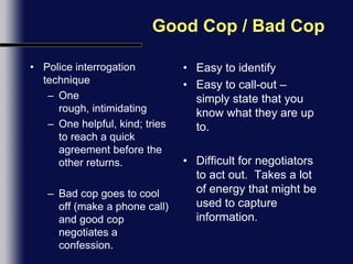Strategy and Tactics of Distrtibutive Negotiation [Sav Lecture] | PPTX