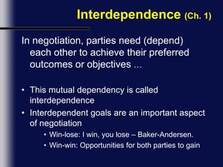Strategy and Tactics of Integrative Negotiation[Sav Lecture] | PPTX