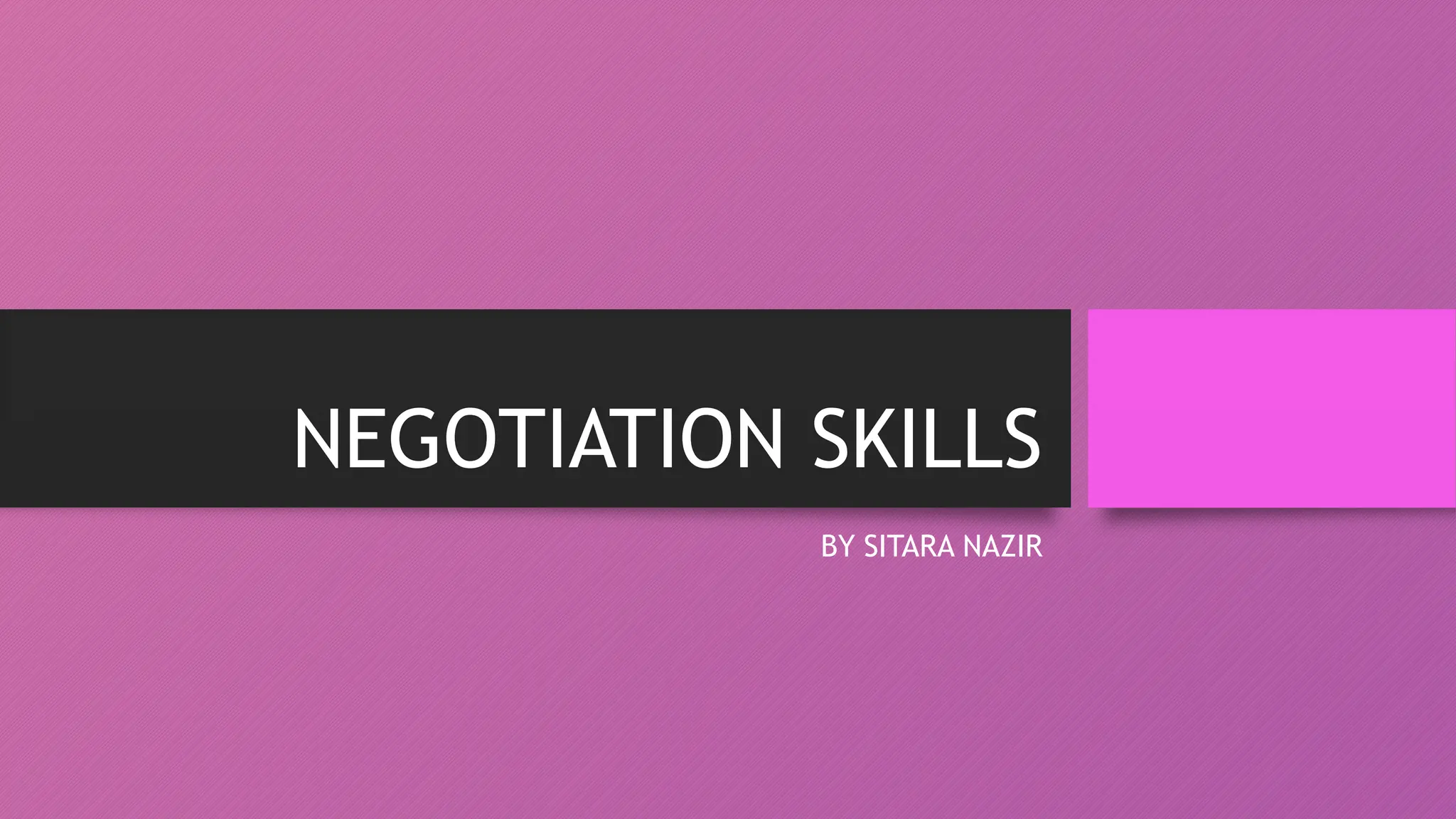 Negotiation Skill Pptx For Pgdm Students Ppt Negotiation Skill Pptx For Pgdm Students Ppt