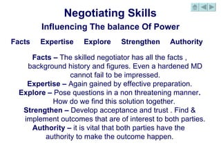Negotiation Skills