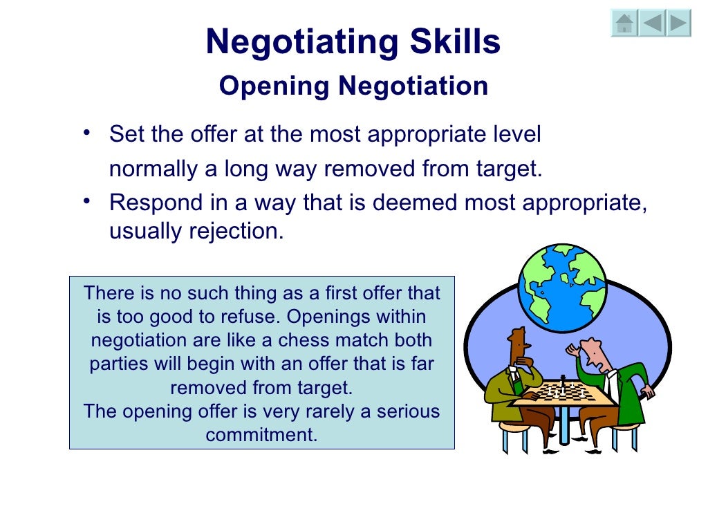 Negotiation Skills