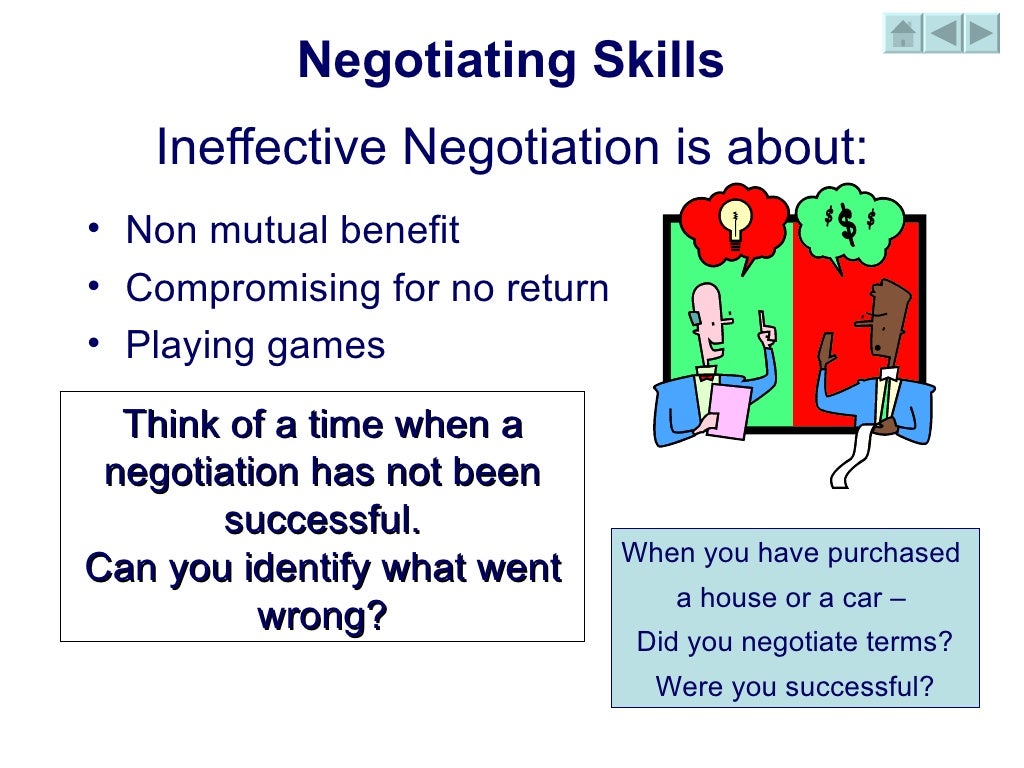 Negotiation Skills
