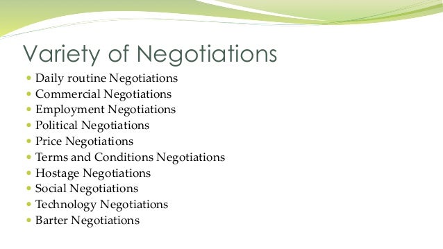 negotiation skills principled negotiation