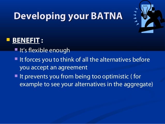 what does batna stand for