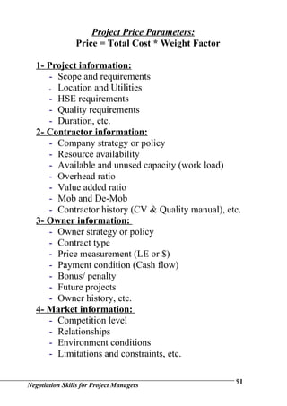 Negotiation Skills For Project Managers | DOC