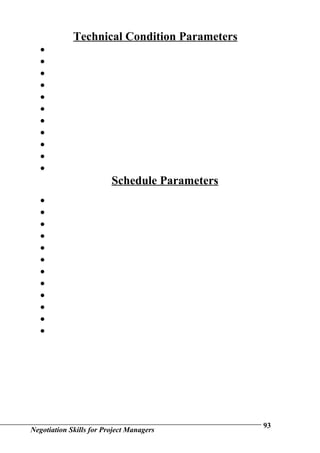 Negotiation Skills For Project Managers | DOC