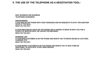 Negotiation Skills for the Credit Manager | PPT