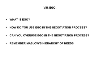 Negotiation Skills for the Credit Manager | PPT
