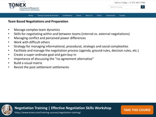 Negotiation Training : Effective Negotiation Skills Workshop | PPTX