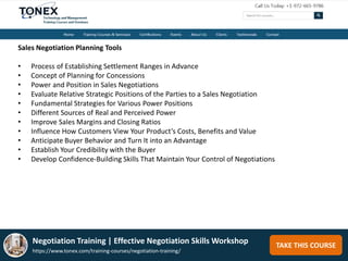 Negotiation Training : Effective Negotiation Skills Workshop | PPTX