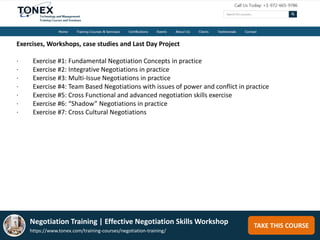 Negotiation Training : Effective Negotiation Skills Workshop | PPTX