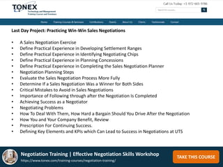Negotiation Training : Effective Negotiation Skills Workshop | PPTX